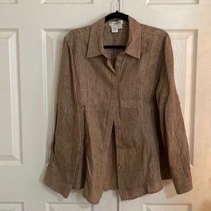 Coldwater Creek Linen Top